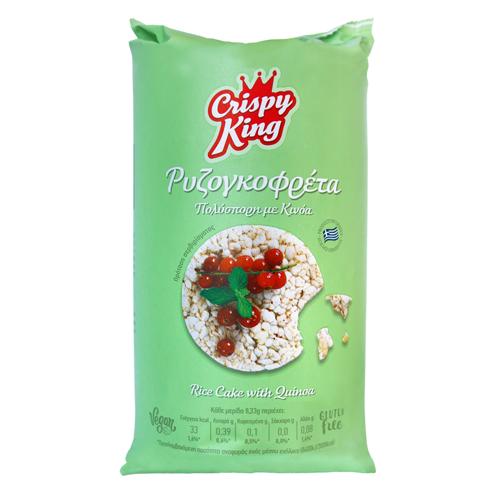 Πολύσπορη Ρυζογκοφρέτα με Κινόα Crispy King